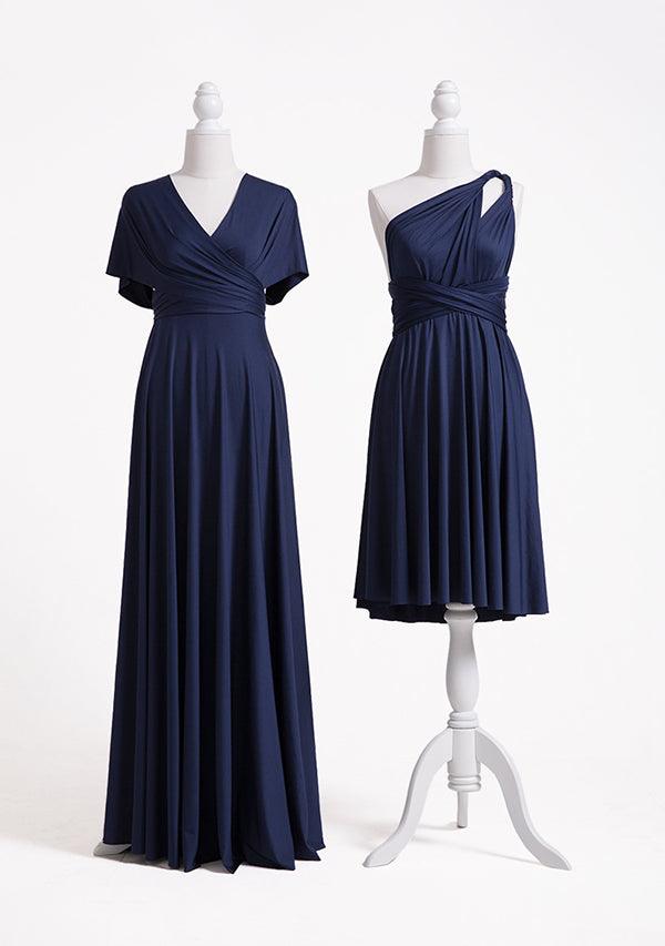 Buy Navy Blue Infinity Dress, Multiway ...